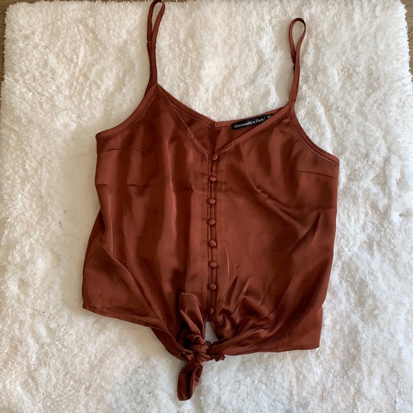 Abercrombie & Fitch Tops - Abercrombie & Fitch silky brown camisole
